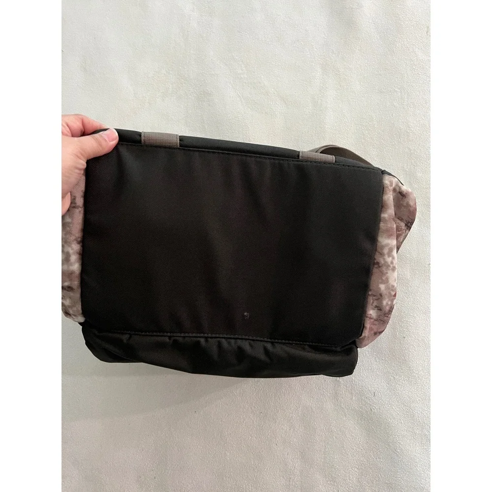 Cabelas Fishing Tackle Bag Camo Black Canvas Shoulder Strap Multi Pocket Storage